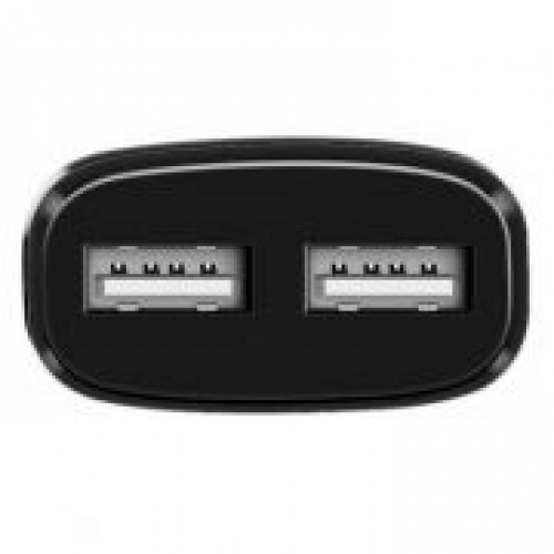 Зарядное устройство Hoco C12 Dual 2.4А 2xUSB, черное