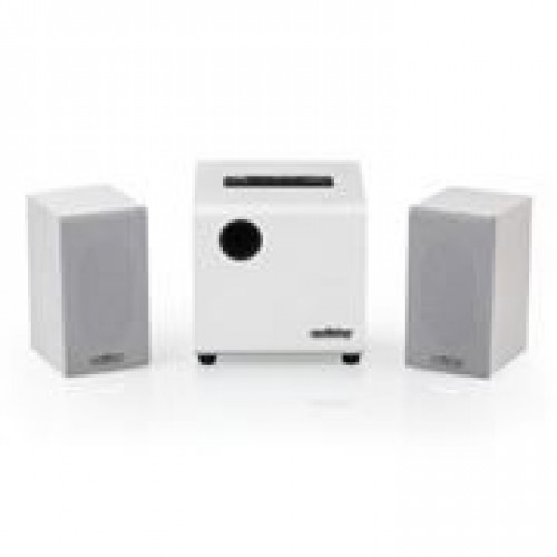 Колонки 2.1 Smartbuy SPARTA с MP3 плеером и FM-радио, MDF, белые (SBA-210)