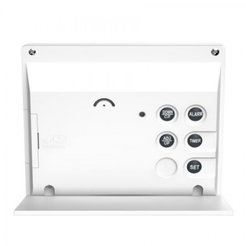 Часы будильник Ritmix CAT-042, температура, дата, складной корпус, белые