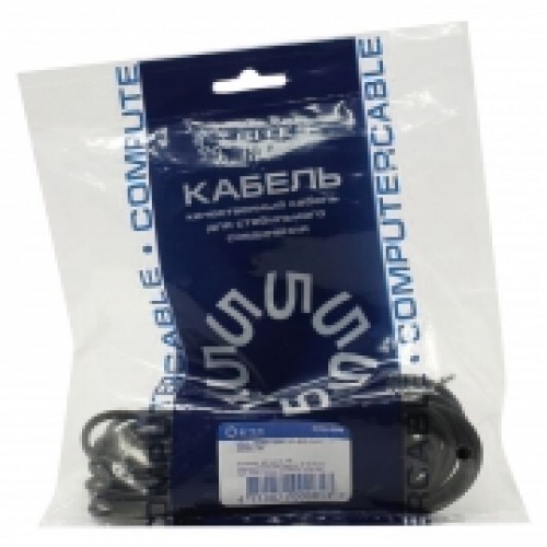 Кабель аудио 3.5 stereo plug -> 3.5 stereo plug, 5 м, 5bites (AC35J-050M)