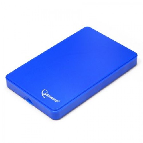 Внешний контейнер для 2.5 HDD S-ATA Gembird EE2-U2S-40P-B, синий, пластик, USB 2.0"