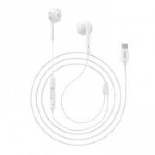 Гарнитура Hoco L10 Acoustic White, вставная, Type C