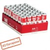 Батарейка AA Smartbuy ONE LR6/40 Eco Alkaline, 40шт (SOBA-2A40S-Eco)