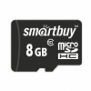 Карта памяти Micro SDHC 8Gb Smartbuy Class 10 + адаптер SD (SB8GBSDCL10-01)