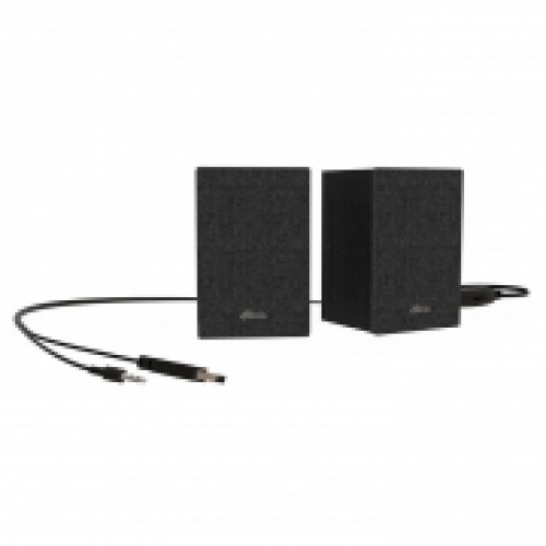 Колонки Ritmix SP-2054w, 6 Вт, MDF, питание от USB, черный/серый
