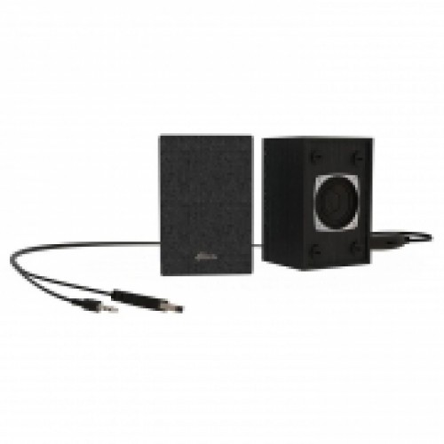 Колонки Ritmix SP-2054w, 6 Вт, MDF, питание от USB, черный/серый
