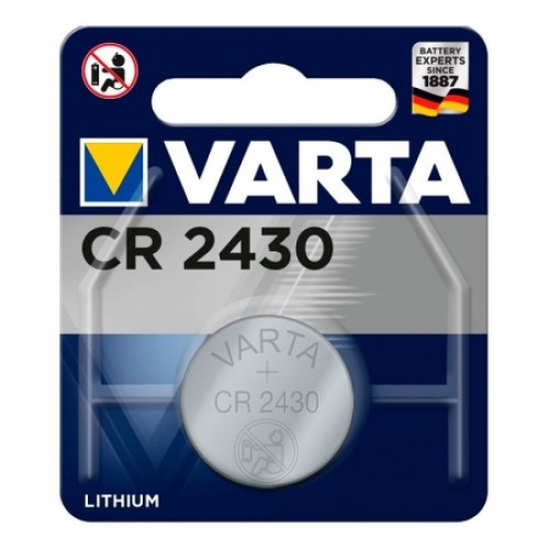 Батарейка CR2430 Varta, 1 шт, блистер