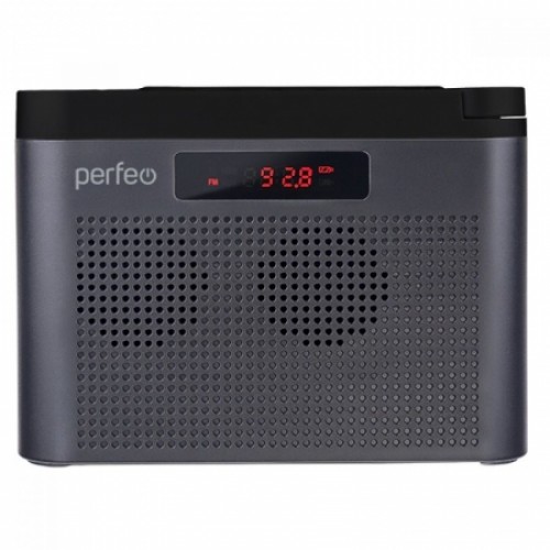 Радиоприемник Perfeo ТАЙГА УКВ/FM, MP3, AUX, аккумулятор, серый (PF_C4941)