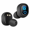 Гарнитура Bluetooth Defender Twins 639 TWS, вставная, зарядный кейс, чёрная (63639)