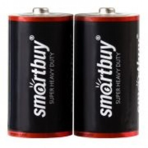 Батарейка D Smartbuy R20/2S, солевая, 24 шт, коробка (SBBZ-D02S)