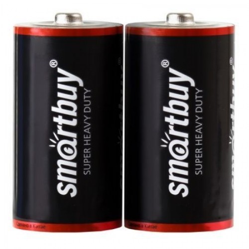 Батарейка D Smartbuy R20/2S, солевая, 24 шт, коробка (SBBZ-D02S)