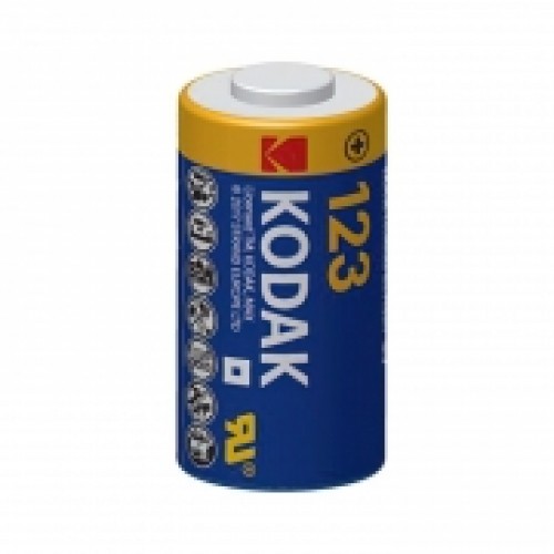 Батарейка CR 123 Kodak Max Lithium, 1 шт, блистер (K123LA)