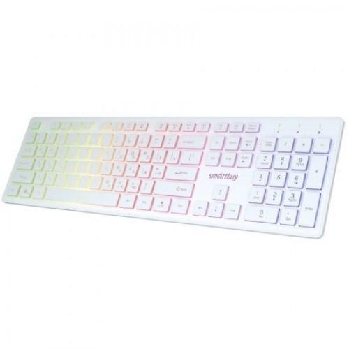 Клавиатура Smartbuy ONE 305 White USB с подсветкой клавиш (SBK-305U-W)