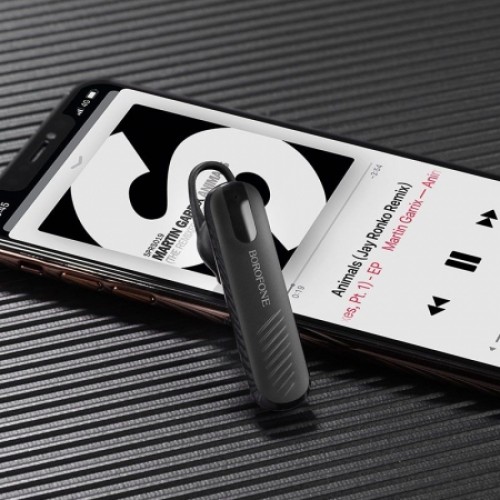 Гарнитура Bluetooth Borofone BC20 Smart, вставная, моно, чёрная