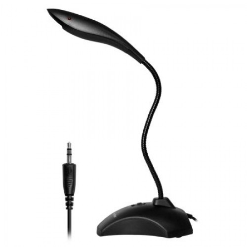 Микрофон Defender MIC-115 черный, на гибкой ножке (64115)