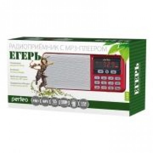 Мини аудио система Perfeo ЕГЕРЬ, MP3, FM, синяя (i120-BL)