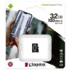 Карта памяти Micro SDHC 32Gb Kingston Class 10 Canvas Select + UHS-I U1 A1, 100 Мб/с (SDCS2/32GBSP)