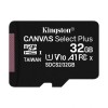 Карта памяти Micro SDHC 32Gb Kingston Class 10 Canvas Select + UHS-I U1 A1, 100 Мб/с (SDCS2/32GBSP)