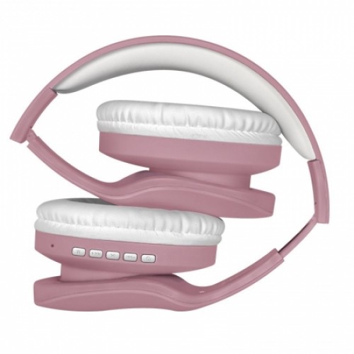Гарнитура Bluetooth Defender B525 FreeMotion, MP3, FM, розово-белая (63528)