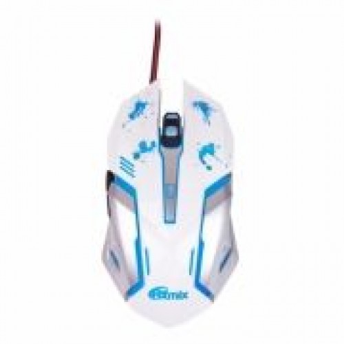 Мышь игровая Ritmix ROM-360 USB белая