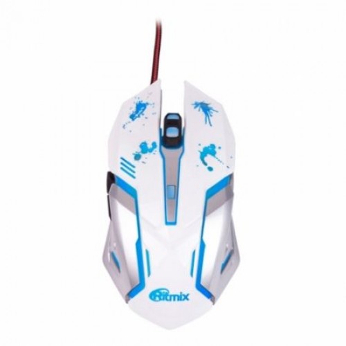 Мышь игровая Ritmix ROM-360 USB белая