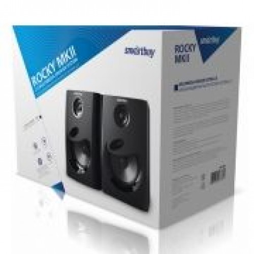 Колонки Smartbuy ROCKY MKII, 6 Вт, MP3, Bluetooth, MDF, питание от USB, черные (SBS-940)