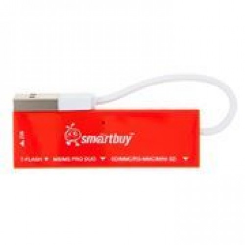 Карт-ридер внешний USB Smartbuy SBR-717-R Red