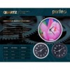 Настенные часы Perfeo PF-WC-003, круглые, диам. 30 см, белый корпус / тюльпаны циферблат (PF_C3064