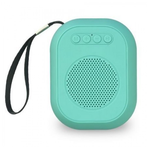 Колонка 1.0 Smartbuy BLOOM, 3 Вт, MP3, FM, Bluetooth, бирюзовая (SBS-160)