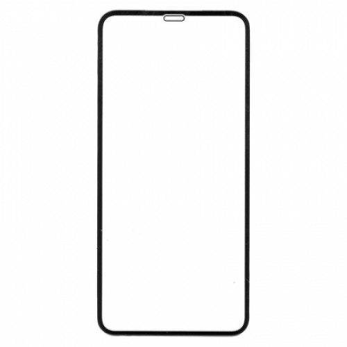 Защитное стекло для экрана iPhone XS Max/11 Pro Max Black, 3D, Perfeo (PF_A4466)