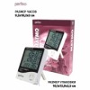 Метеостанция Perfeo PF-HTC-2 Matmo с часами и будильником, белая (PF_C3660)