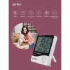 Метеостанция Perfeo PF-HTC-2 Matmo с часами и будильником, белая (PF_C3660)