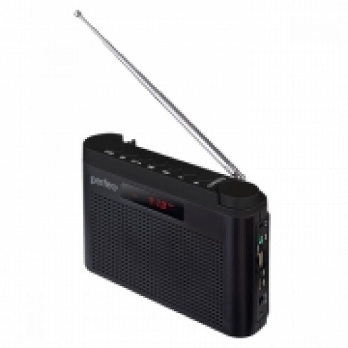 Радиоприемник Perfeo ТАЙГА УКВ/FM, MP3, AUX, аккумулятор, черный (PF_C4939)