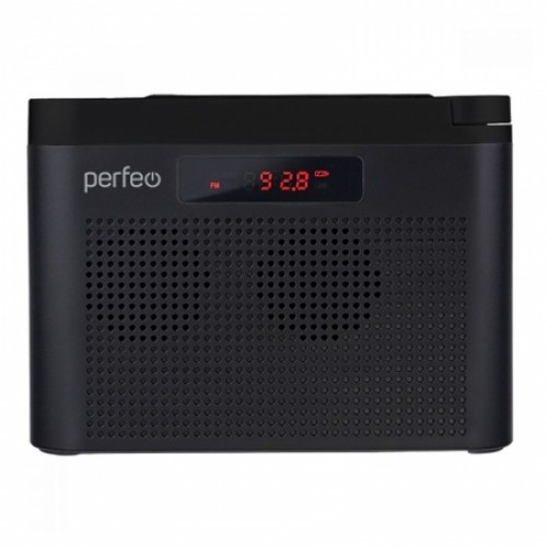 Радиоприемник Perfeo ТАЙГА УКВ/FM, MP3, AUX, аккумулятор, черный (PF_C4939)