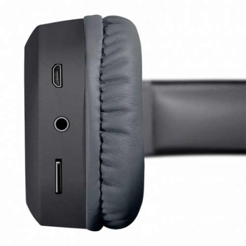 Гарнитура Bluetooth Defender B565 FreeMotion, MP3, FM, накладная, серая (63565)