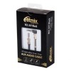 Кабель аудио 3.5 stereo plug -> 3.5 stereo plug, 1 м, угловой штекер, черный, Ritmix RCC-247