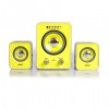 Колонки 2.1 Smartbuy BUZZ с MP3 плеером, черно-желтые (SBA-2610)