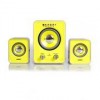 Колонки 2.1 Smartbuy BUZZ с MP3 плеером, черно-желтые (SBA-2610)
