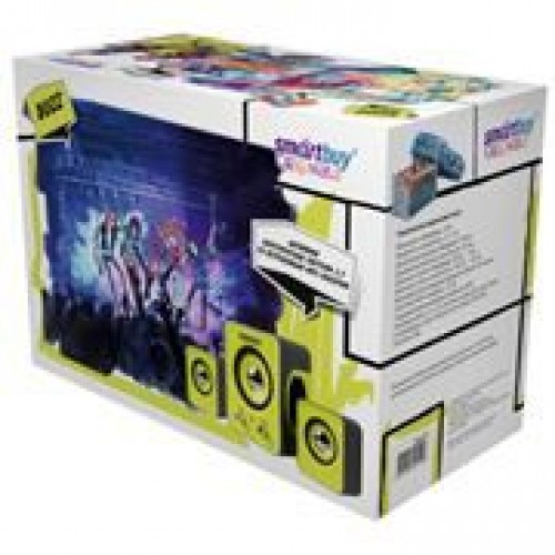 Колонки 2.1 Smartbuy BUZZ с MP3 плеером, черно-желтые (SBA-2610)