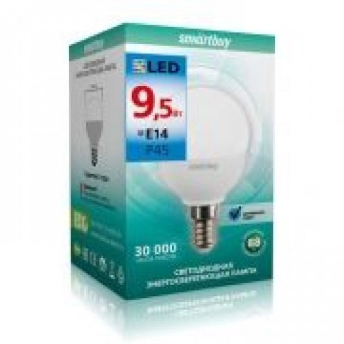 Светодиодная (LED) лампа Smartbuy P45 9.5W/4000/E14 (SBL-P45-9_5-40K-E14)