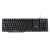 Клавиатура игровая Ritmix RKB-200, многоцветная подсветка, черная