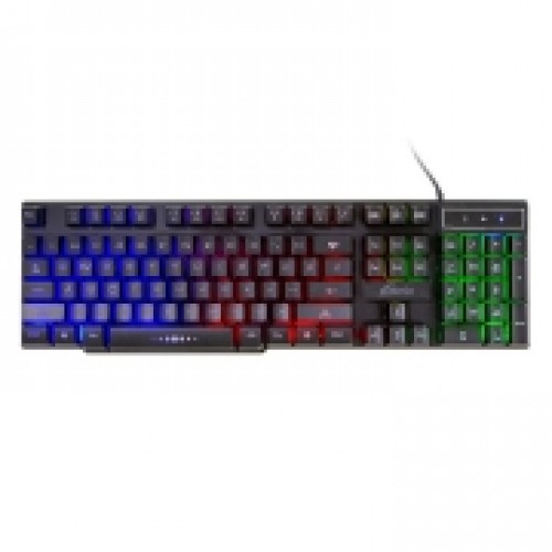 Клавиатура игровая Ritmix RKB-200, многоцветная подсветка, черная