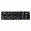 Клавиатура игровая Ritmix RKB-200, многоцветная подсветка, черная