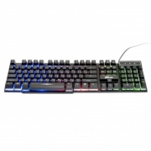 Клавиатура игровая Ritmix RKB-200, многоцветная подсветка, черная