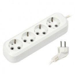 Удлинитель сетевой Smartbuy, 4 розетки, 3 м, 16А/3.5кВт заземление (SBE-16-4-03-Z)