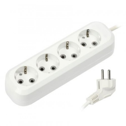 Удлинитель сетевой Smartbuy, 4 розетки, 3 м, 16А/3.5кВт заземление (SBE-16-4-03-Z)