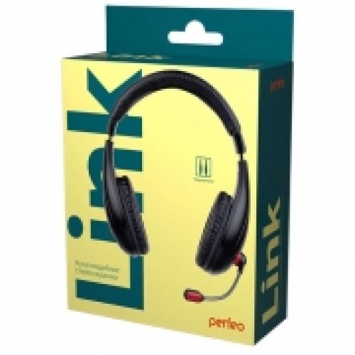 Гарнитура Perfeo LINK, полноразмерная, черная (PF_A4908)