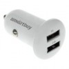 Зарядное автомобильное устройство Smartbuy TURBO, 2.4A+1A 2xUSB, белое (SBP-2025)