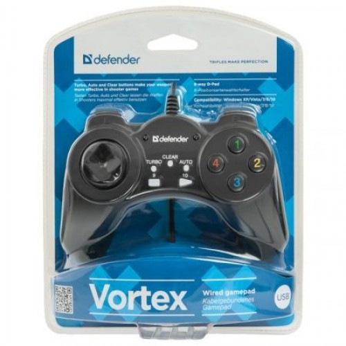 Геймпад Defender Game Vortex USB (64249)