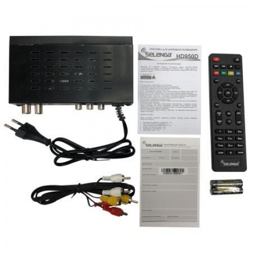 Цифровой телевизионный ресивер DVB-T2 SELENGA HD950D (3411)